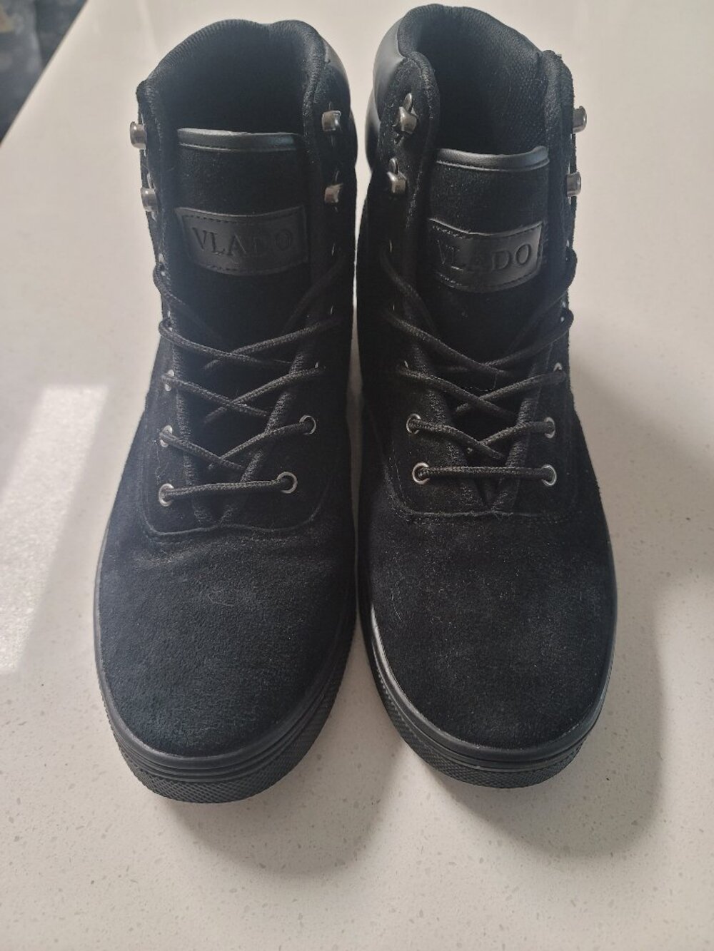 VLADO 'MILO' Black Suede Hi-Tops Boot-Sneakers IG-2710-2 Size 11 Men's Brand New